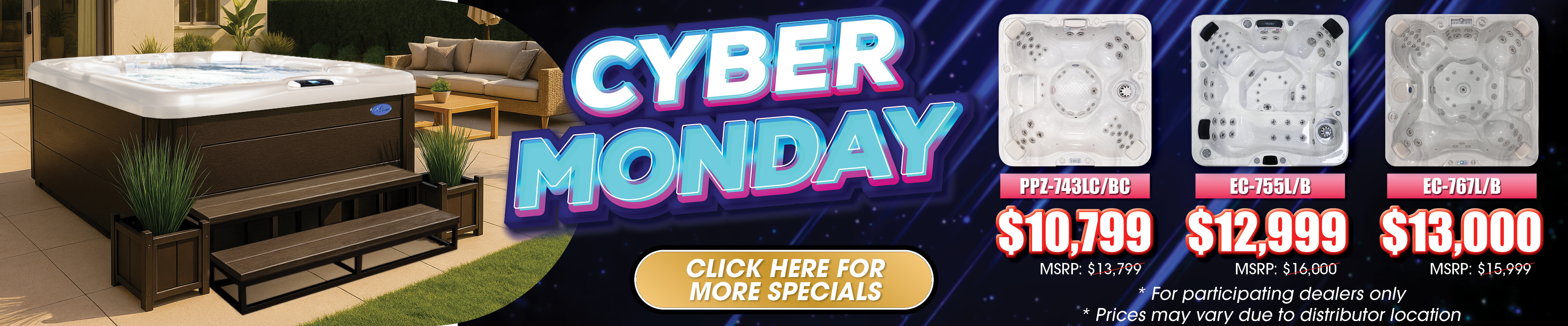 Calspas hot tub being used in a family setting - West Allis