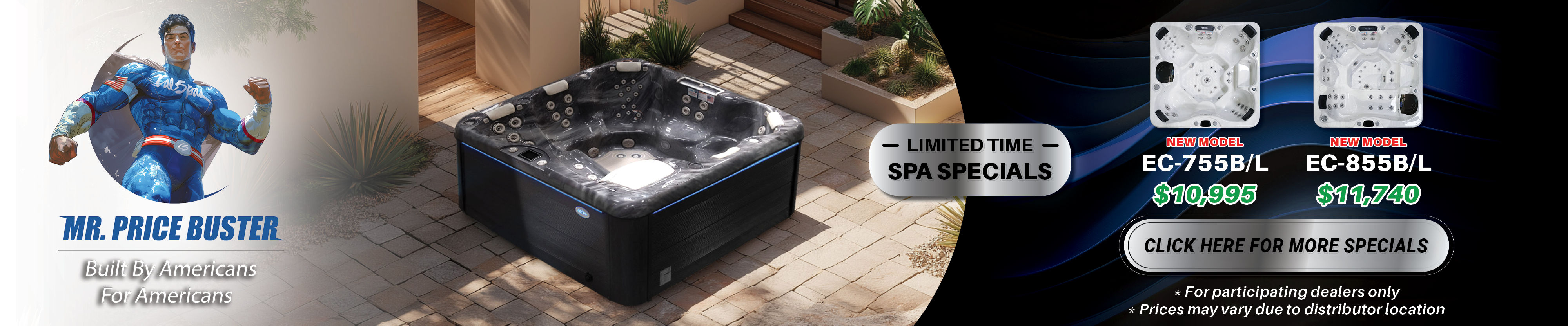 Calspas hot tub being used in a family setting - West Allis